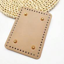 Handmade DIY Straw Handbag PU Leather Accessories Self-Made Vintage Pattern Bucket Bag Materials Shoulder Crossbody Bag Strap - New Model - View 20