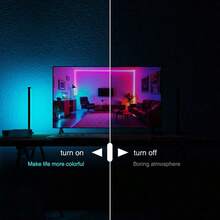 2 buah Lampu Meja Ambient LED IC RGB, Lampu Malam LED Pintar, Dekorasi Rumah, Berbagai Mode Suasana & 16 Juta Warna, 3 Mode Kontrol, Mode Sinkronisasi Musik Dinamis, Cocok Untuk Kamar Tidur, Ruang Bermain Game, Lampu Latar TV, Dekorasi Natal dan Halloween - Lampu Meja LED - View 13