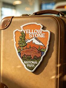 1pc/2pcs/3pcs/4pcs National Park Travel Patch Embroidered Iron On Patch - Multicolor - View 6