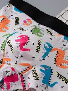 Young Boy Casual Cartoon Print Boxer Shorts 8pcs/Pack - Multicolor - View 6