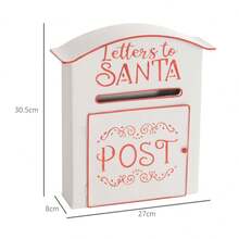 A5 Letter Postbox - White/Red On-Site - 1 - View 3