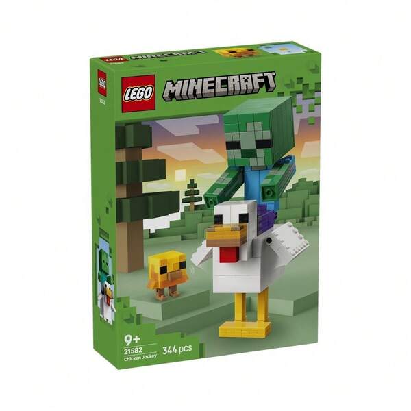 LEGO MINECRAFT - CHICKEN RIDER, 21582, LOJA OFICIALMENTE LICENCIADA, BRINQUEDOS, PEÇAS, BLOCOS DE CONSTRUÇÃO, JOGO DE VÍDEO