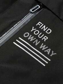 Men's Autumn/Winter Outdoor Hiking, Climbing, Camping, Windproof, Waterproof, Hooded Jacket Softshell Coat - Black - View 4