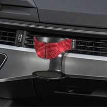 1pc Car Cup Holder, Rhinestone Crystal Car Air Vent Cup Holder, Beverage Cup Holder, Air Vent Ashtray Holder, Storage Rack - Rhinestone Cup Holder - View 8