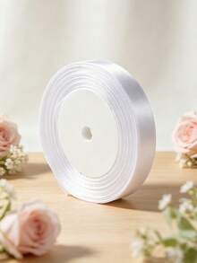 10 Rolls/1 Roll 25 Yards/Rolls 1cm Width Satin Ribbon Braided Thin Tape Gift Wrapping Cake …Packaging Material Bowknot Ribbon Valentine - 25-yard 1cm Ribbon - View 28