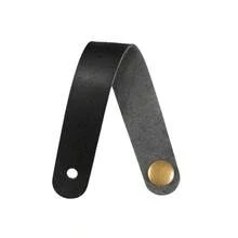 La correa para guitarra de cuero genuino Miwayer con hebilla de  adecuada para bajo, ukelele, guitarra acústica y un accesorio confiable para instrumentos musicales. - Negro - Ver 1