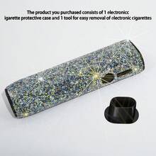 BLBLBL 1件裝多色奢華閃亮水鑽可愛亮面防摔軟殼電子煙保護套，IQOS ILUMA I ONE 煙盒配件，手工全包覆 Lambert 反射閃耀效果，適合美妝愛好者 - 彩色 - 查看 13