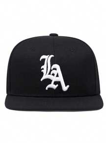 2026 New Fashion Baseball Cap LA Side Embroidery Hip Hop Hat Outdoor Sun Protection Hat Skateboard Hat Daily Commute Decorative Hat Unisex Flat Brim Cap - Side Earth - View 2