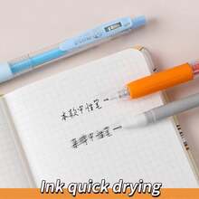 BIA G-9001 Classic Neutral Pens, 12pcs/8pcs/6pcs/4pcs, 0.5mm/0.7mm, Student Marker Pens, Suitable For Manual Accounting, Hand Drawing, Neutral Pens, Back To School Season Neutral Pen Set, Smooth Writing, Vibrant Colors, Planner Drawing Set - Sets - View 5