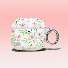 Ditsy Floral Leather Protective Case For AirPodsPro3 Hard PC Shell, With Metal Ring PU Cover Compatible With AirPodsPro2/4 Models - Multicolor - View 22