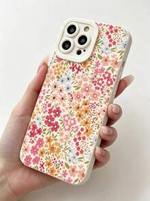 Floral World Phone Case Compatible With Apple 16 Pro, 15 Pupil Eye Design, Compatible With IPhone 14, 13, 17, 12, Simple Anti-Drop Protective Cover - Multicolor - View 3