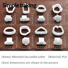8-Piece Mini Afternoon Tea Series Cookie Mold Set. Cute Snack-Making Cookie Cutters, 3D Printed Cartoon Pattern Cookie Stamps, Family Kitchen Baking Tools. Pet Snack Making Tools - View 14