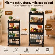 Multipurpose Carts & Push Cabinets - Black - View 6
