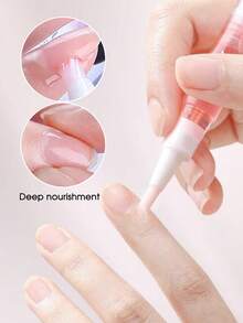 Nail Nutrition Oil Pen 1/2PCS Rose Cuticle Oil Pen For Dry Cracked Cuticles Strengthen Nails Portable Manicure Essential Oil For Home & Salon Use - Nutritional Oil Pen - View 3