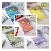 Sổ tay A6 PVC trong suốt họa tiết caro dễ thương, dạng lá rời, có trang trong tháo rời được, 120 trang kẻ ngang/trang trắng, dung lượng lớn, không góc nhọn, mềm mại khi chạm, phù hợp cho mọi người và làm scrapbook thủ công - Kiểu 1 - Xem 10