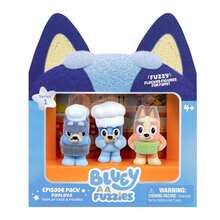 Moose Toys Kit 3 Bonecos Colecionáveis Bluey Fuzzies - Pavlova - Multicolorido - Visão 2