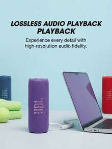 JBL Flip 7 adalah speaker portabel, tahan air, dan tahan guncangan yang dilengkapi teknologi peningkatan suara AI untuk suara profesional yang menakjubkan, waktu pemutaran hingga 16 jam, dan sistem PushLock dengan aksesori yang dapat diganti. - View 7