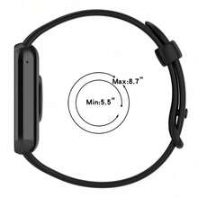 矽膠手錶錶帶，適用於 Redmi Watch 4/5/6 智慧手錶，錶帶配件替換，相容於 Band 10 Pro/9 Pro/8 Pro - 均碼 - 查看 6