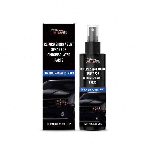 AF65 Homonth Spray para el Cuidado de Piezas Cromadas, Accesorios Automotrices, Antioxidante, Descontaminante, Limpiador, Anticorrosivo, Agente Pulimentador H1XX