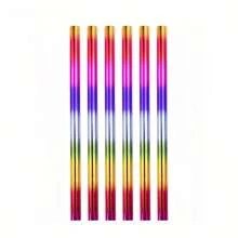Rainbow Gradient 4-In-1 Magic Colored Pencils, Colorful Doodle And Painting Wooden Pencils, Suitable For Ages 14+, Wooden Material, Drawing And Writing Art Supplies - For Professional Art Use - A - View 9