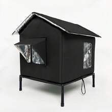 Outdoor Cat House Detachable Elevated Waterproof Pet Bed - Multi-color - View 13