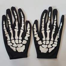 Halloween Skeleton Gloves Performance Makeup Party Ghost Festival Unisex Carnival Party Bone Joint Gloves Skeleton Claw Gloves Performance Props - Multicolor - View 10