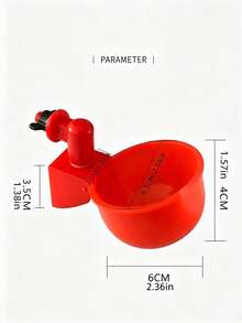 Automatic Chicken Water Cups, Gravity Poultry Watering System With Float Valve, Leak-Proof Chicken Drinker Kit With Hole Saw, Automatic Waterer For Chickens, Ducks, Quails And Poultry - Style A - View 6
