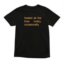 Unisex Loose-Fitting Cotton T-Shirt With Y2K Print, Sporty And Urban Style, The Best Seller From Heated Rivalry. - 款式 - 查看 1