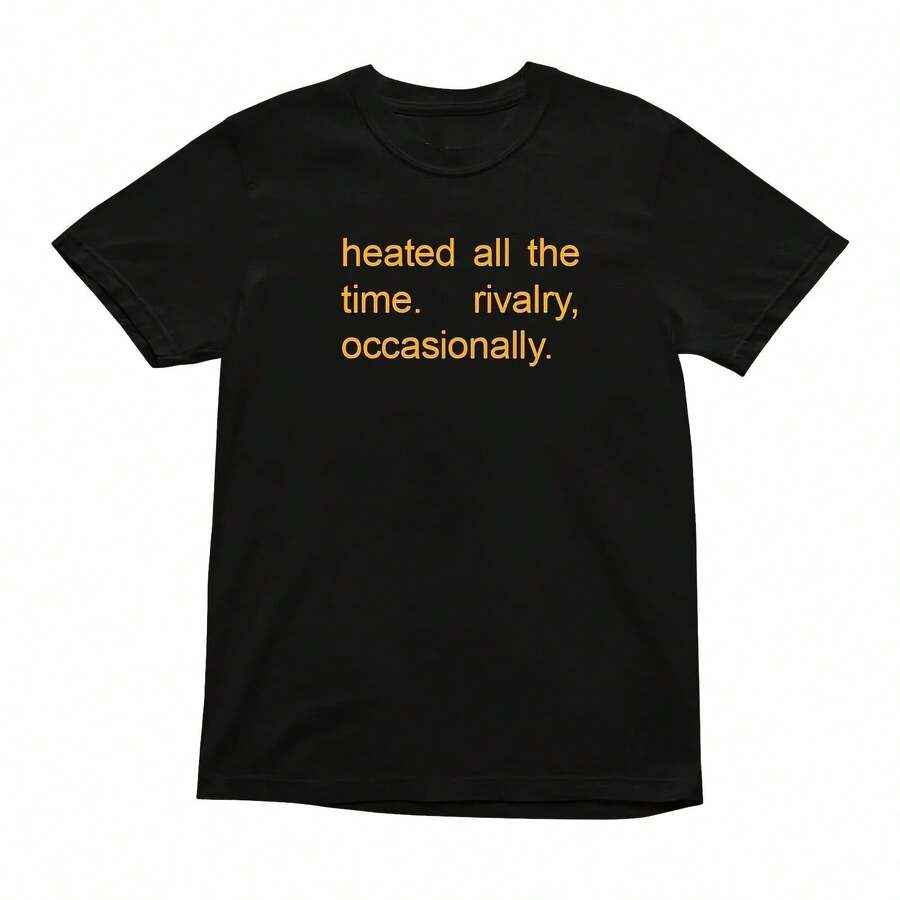 Unisex Loose-Fitting Cotton T-Shirt With Y2K Print, Sporty And Urban Style, The Best Seller From Heated Rivalry. - 款式 - 查看 1