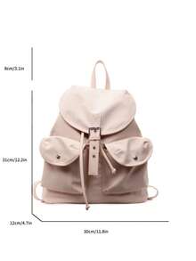 Mochila Casual Nueva 2024 de Gran Capacidad, Mochila de Viaje Multifuncional de Moda, Mochila Estudiantil - Rosa - Ver 3