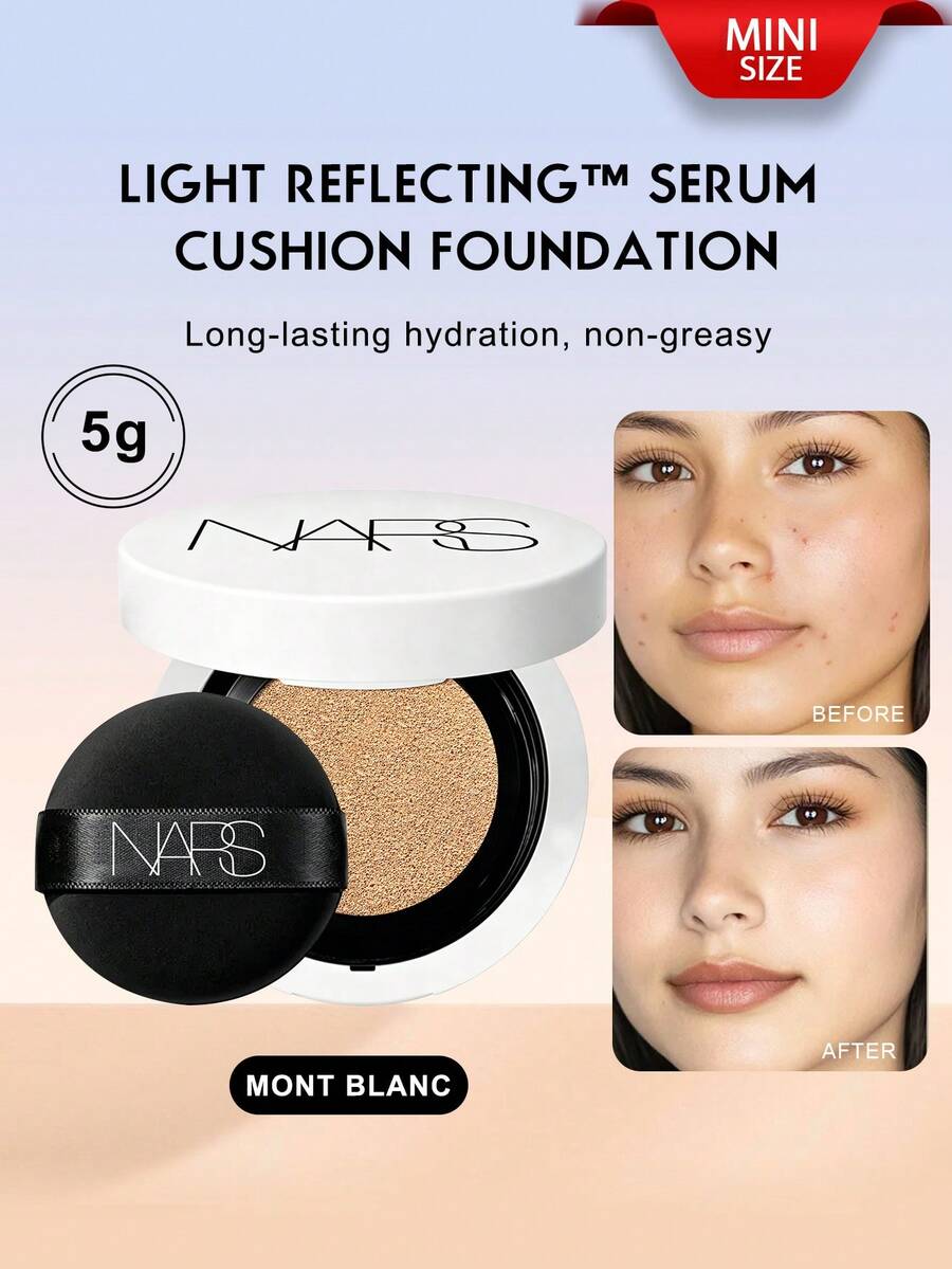 Nars LIGHT REFLECTING™ Radiant Essence Cushion Foundation Refill - - Net Wt. 0.17 Oz 5g E - Mini MONT B LANC - View 1