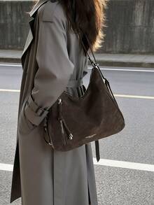 A Fashionable Women's Crossbody Bag With A Modern And Multifunctional Design, Suitable For Casual Wear, Classic Appearance For Daily Use, Released In 2026. - Coffee - View 4