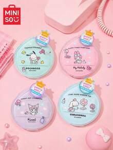 MINISO Sanrio Series Super Soft Triangle Makeup Powder Puff, Dry And Wet Use, Reusable And Washable, Non-Absorbent For Foundation Liquid/Cream/Powder, Contouring Makeup Tool, Back To School Gift, Makeup Essential - Multicolor - View 6