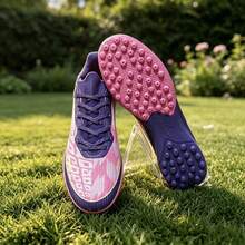 Studded Football Shoes, Suitable For Adults And Youth (Men And Women), Suitable For Outdoor Training And Matches On Natural Grass - Mauve Purple - View 2