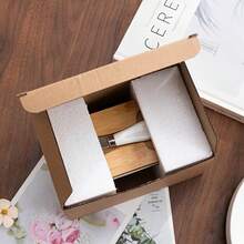 1 Set Ceramic Butter Dish With Bamboo Lid And Knife, Airtight Silicone Seal Butter Box, Suitable For Kitchen Countertop And Refrigerator, Perfect Baking Gift - View 4