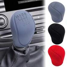 Silicone Gear Shift Handle Cover, Anti-Slip Manual 6-Speed Gearbox Grip, Car Interior Protection Accessory - Silicone Gear Shift Knob Cover - View 1