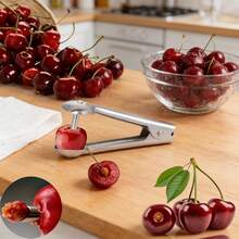 1pc/Cherry Pitter, Cherry Pitter, Cherry Pit Remover, Olive Pitter, Fruit Pitter, Cherry Pitter - Multicolor - View 3