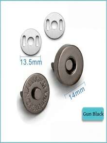 10Pcs/Pack10‑18mmUltraThinMagneticButtons,BagMagneticSnaps,MetalSnapButtons,WalletButtons,Backtoschoolsupplies,Schoolessentials,Sewingsupplies,Crochetaccessories - A - View 12