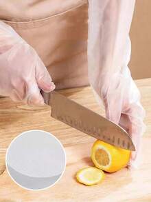 10/50/100pcs Extra Long Disposable Plastic Gloves With Elastic Cuffs, Suitable For Dishwashing, Cleaning, Pet Grooming, Kitchen, Laundry, Home Use - Multicolor - View 8