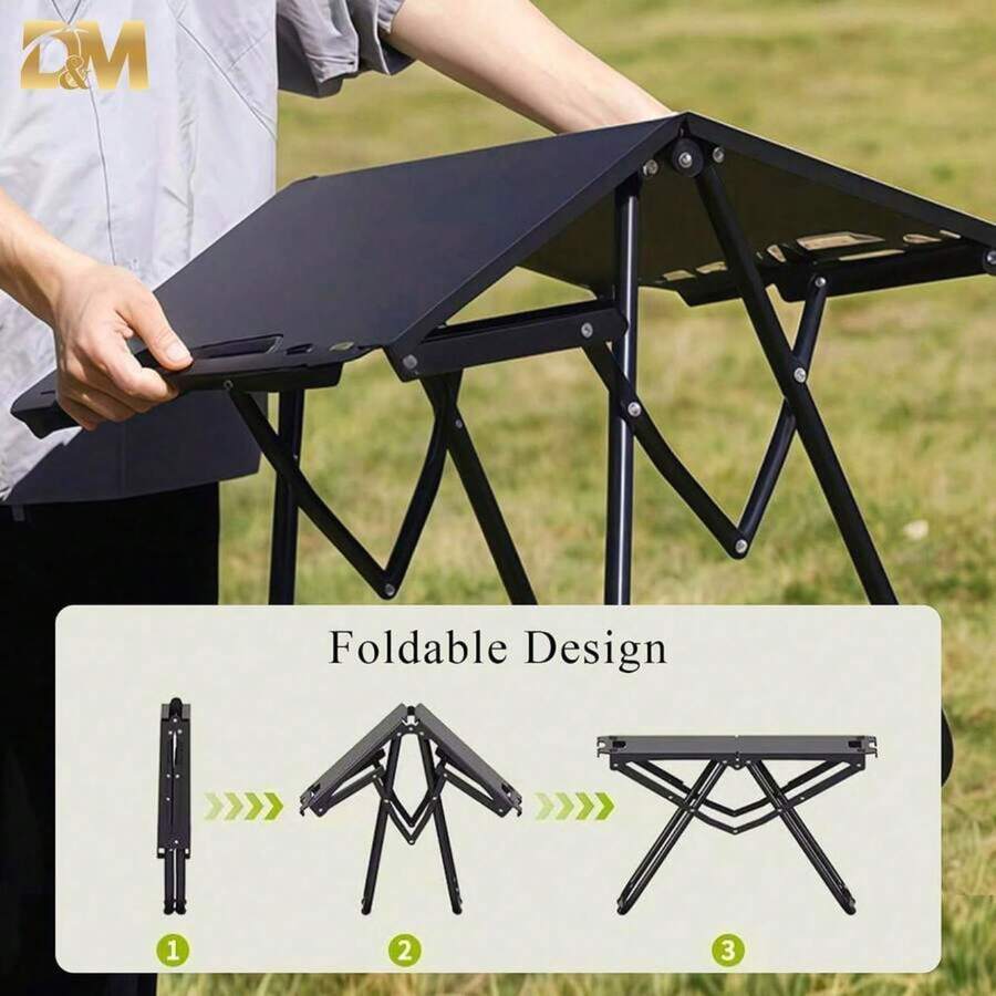 Folding Tables & Chairs - Black - View 1