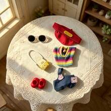 1pc LBB Doll Accessories And Clothing Set, Suitable For 17cm Dolls, Mini Clothing Accessories, Unique Gift For Collectors (Note: Only Includes Clothing, Doll Not Included. Some Accessories Colors Random.) - Multicolor - View 7