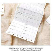 Diskon 20% untuk Sisipan Kalender Tahunan Lembar Lepas 2027 | Berbagai Ukuran A6/A7/A8 | Tata Letak Kisi, Termasuk Kalender Gregorian/Lunar, 24 Istilah & Hari Libur Matahari, Huruf Besar | Cocok untuk Perencanaan Jadwal Tahunan, Pengorganisasian Perencana, Perencana Lembar Lepas DIY - 2027 Lipatan 8 - View 9