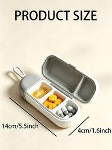 1PC Solid Matte‑Colored Pill Case, Minimalist Portable Medicine Box. Dust‑Proof And Moisture‑Proof. Easy To Slip Into Bags, Great For Travel, Commuting And Everyday On‑The‑Go Medication Storage. - Multicolor - View 6