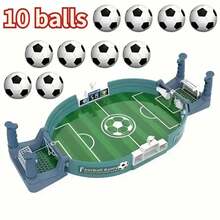 Juego de Futbolín para Dos Jugadores, Juego de Mesa Educativo Interactivo para Padres e Hijos, Mesa de Fútbol de Mesa - Blanco - Ver 6