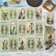 Dek Tarot The Verdant Hour, 78 Kartu, Gaya Cat Air Estetik, Koleksi Seni, Ramah untuk Pemula, Dengan Buku Panduan Kertas Multi-Bahasa (EN/RU/ES/FR), Hadiah yang Indah, 14+ - MultiWarna - View 7