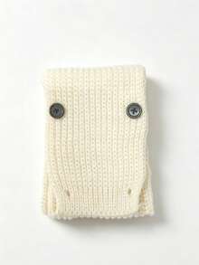Children's Knitted Winter Scarf, Unisex, Warm Wool Material - Multicolor - View 9