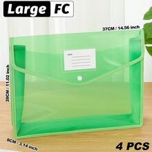 A4/B5/FC Back-To-School Must-Have | Transparent Snap-Button Expanding File Bag,Multi-Color Durable PP Accordion Pocket,Lightweight Waterproof Organizer For Students&Office,Cute Stationery Storage For Campus,Daily Commute, Study Group,Travel - Landscape - View 24