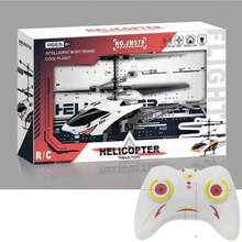 Helicóptero de Control Remoto para Adultos, de Plástico en Blanco, Amarillo y Negro, con Carga USB, Juguete de Control Remoto Recargable de 2 Canales. - control remoto amarillo - Ver 3