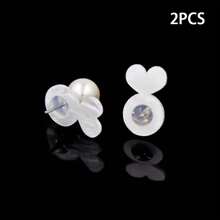 4/8/10/12/14pcs Silicone Earring Backs, Anti-Slip Anti-Drop Ear Plugs, Earring Back Covers, Suitable For Pendant Earrings, Large Earrings, Earrings And Ear Lobe Replacements - Multicolor - View 18