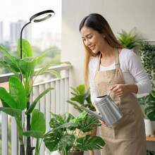 68英寸全光谱落地式植物生长灯，带3/9/12小时定时器，适用于种植大型高大植物，黑色环形LED植物生长灯 - 全光譜太陽光 - 查看 10